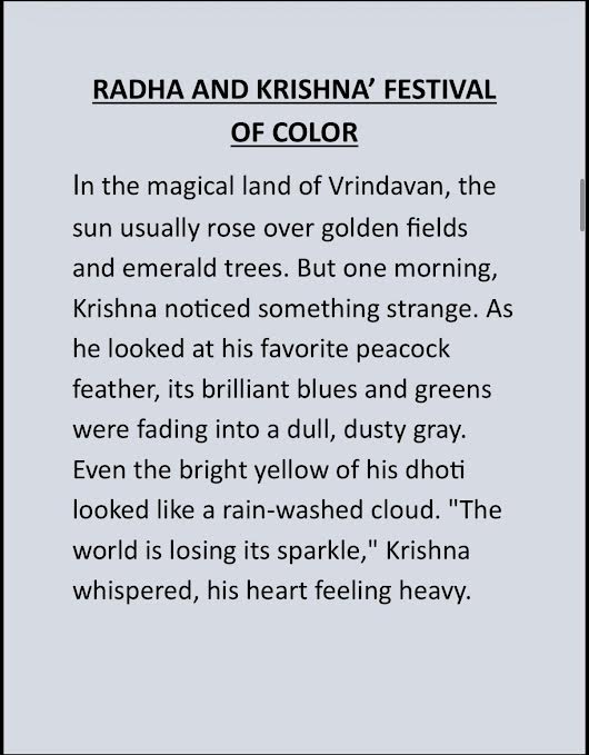 The Tales of Radha and Krishna