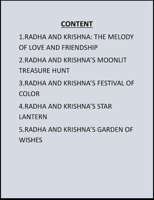 The Tales of Radha and Krishna